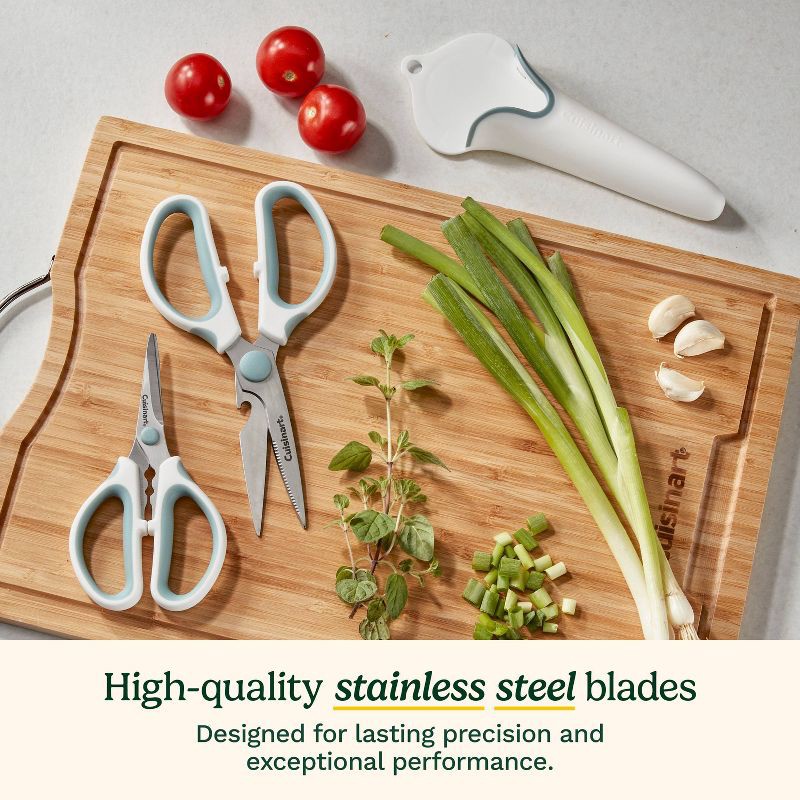 slide 6 of 12, Cuisinart 3pc Shears Set in Magnetic Holder, 3 ct