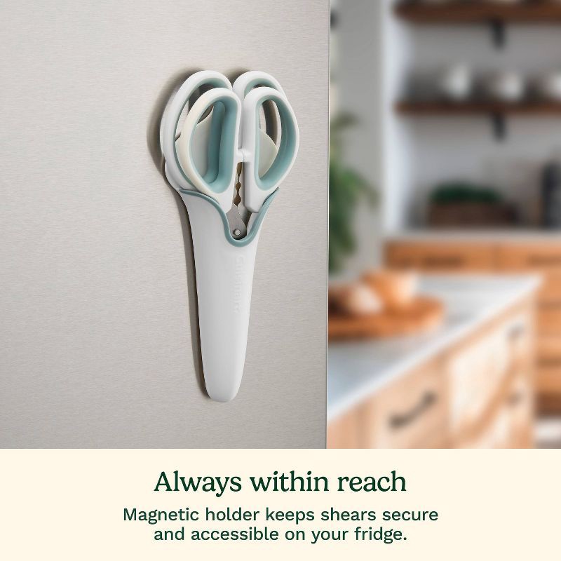 slide 8 of 12, Cuisinart 3pc Shears Set in Magnetic Holder, 3 ct