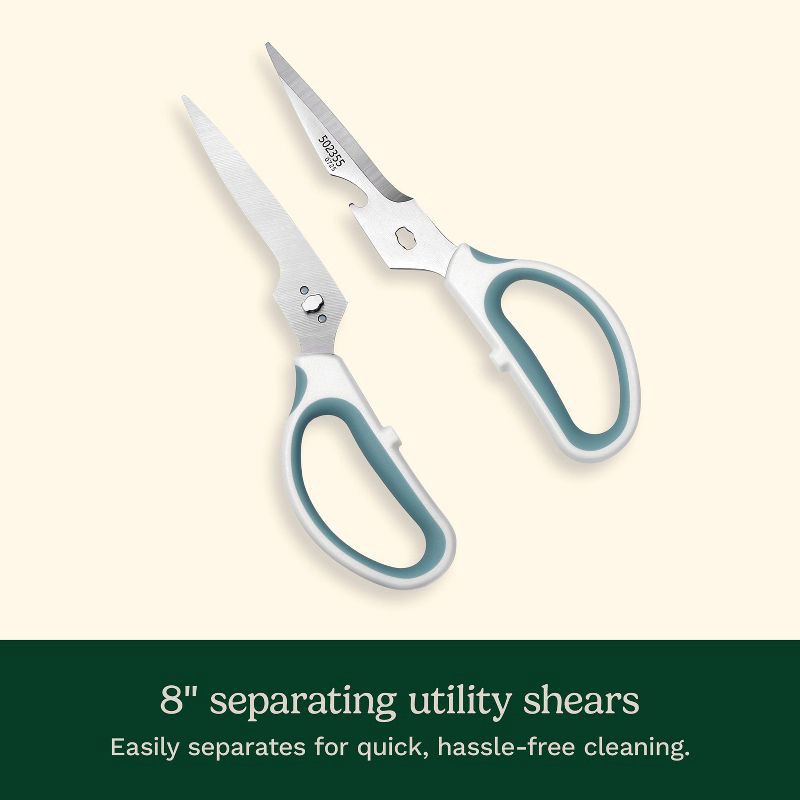 slide 10 of 12, Cuisinart 3pc Shears Set in Magnetic Holder, 3 ct