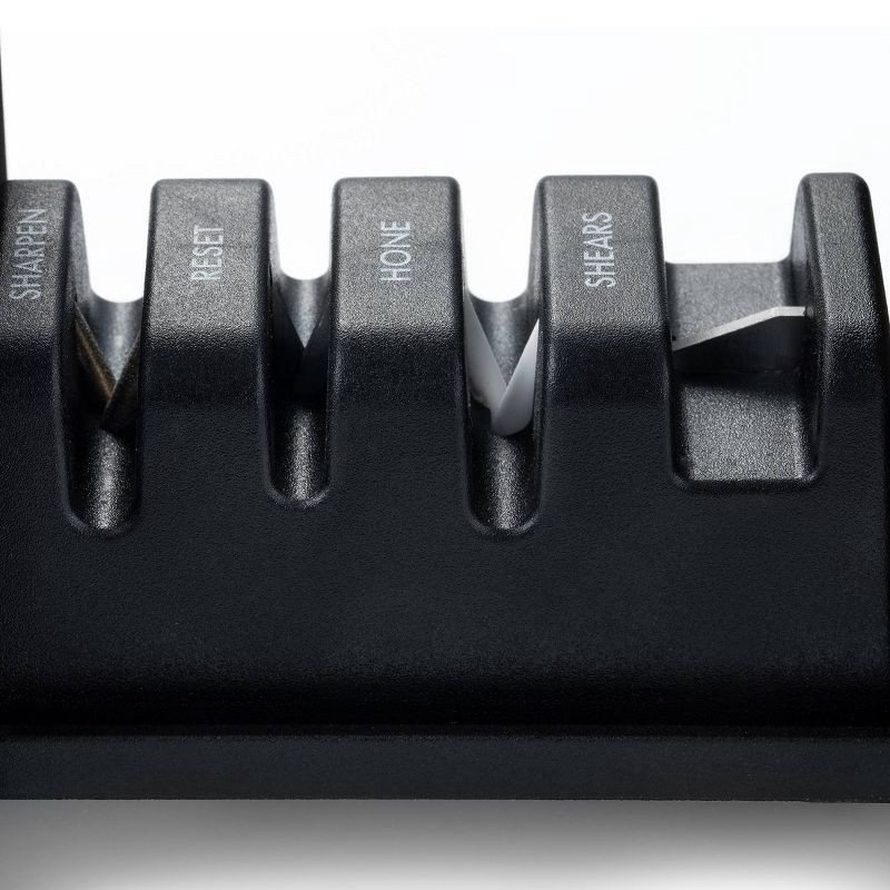 slide 5 of 5, Schmidt Bros Cutlery 4-In-1 Compact Knife and Scissor Sharpener, 1 ct