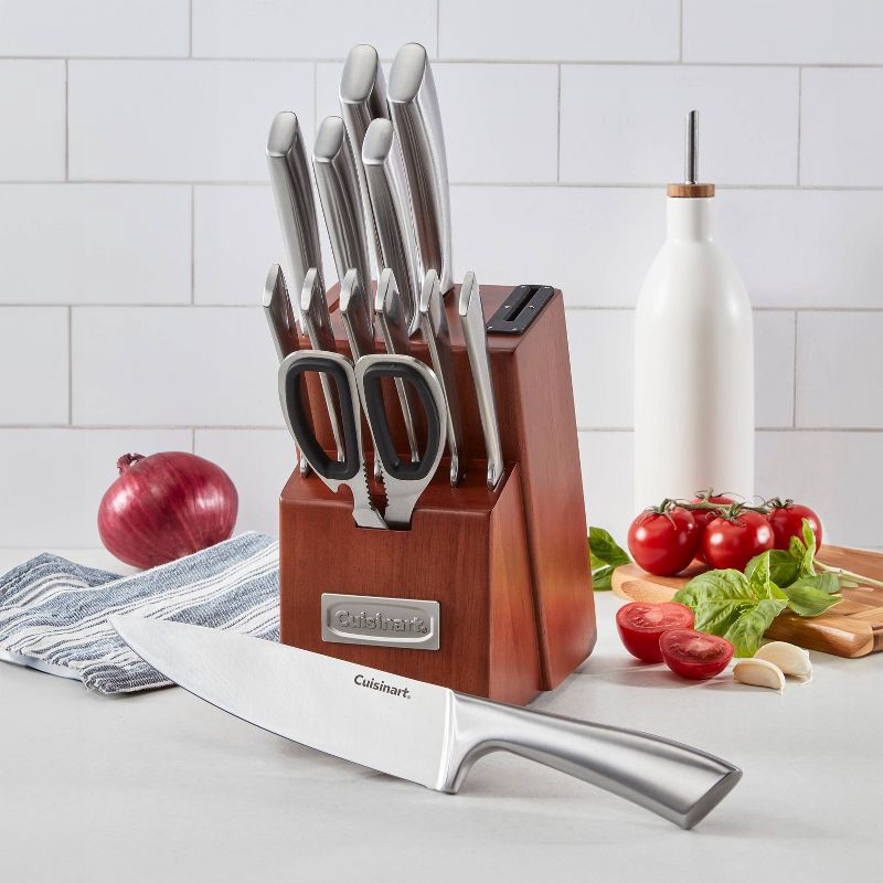 slide 3 of 10, Cuisinart Classic 14pc Stainless Steel Cutlery Block Set, 14 ct
