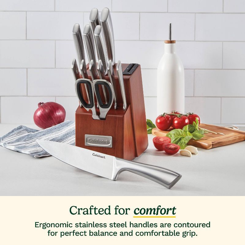 slide 6 of 10, Cuisinart Classic 14pc Stainless Steel Cutlery Block Set, 14 ct