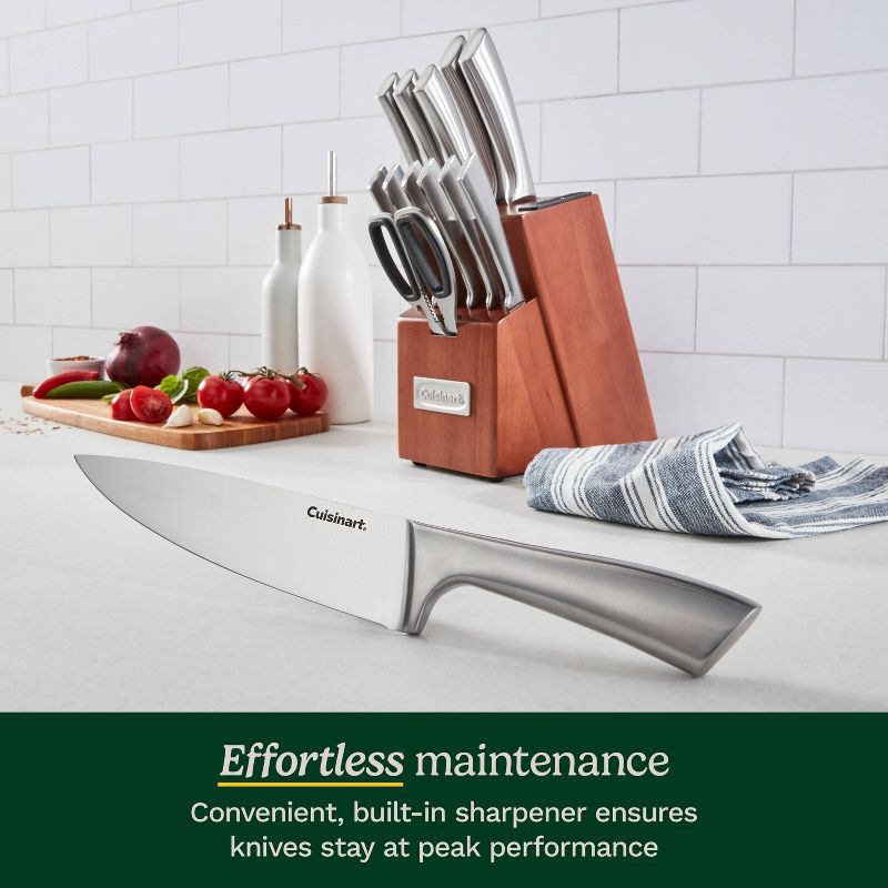 slide 8 of 10, Cuisinart Classic 14pc Stainless Steel Cutlery Block Set, 14 ct