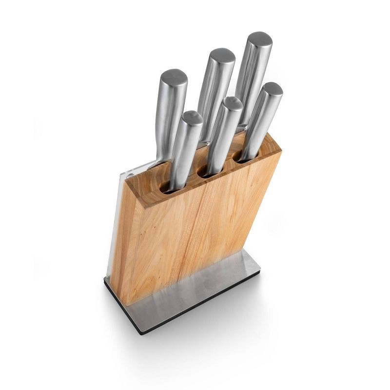 slide 5 of 10, Schmidt Bros Cutlery 7pc Foundry Knife Block Set, 7 ct