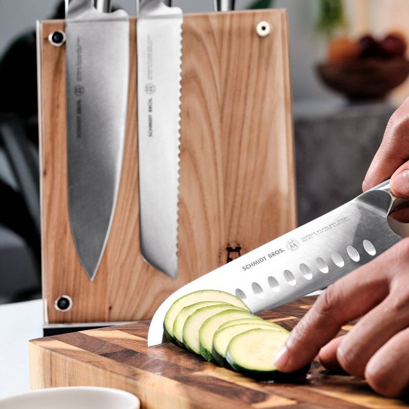 slide 7 of 10, Schmidt Bros Cutlery 7pc Foundry Knife Block Set, 7 ct