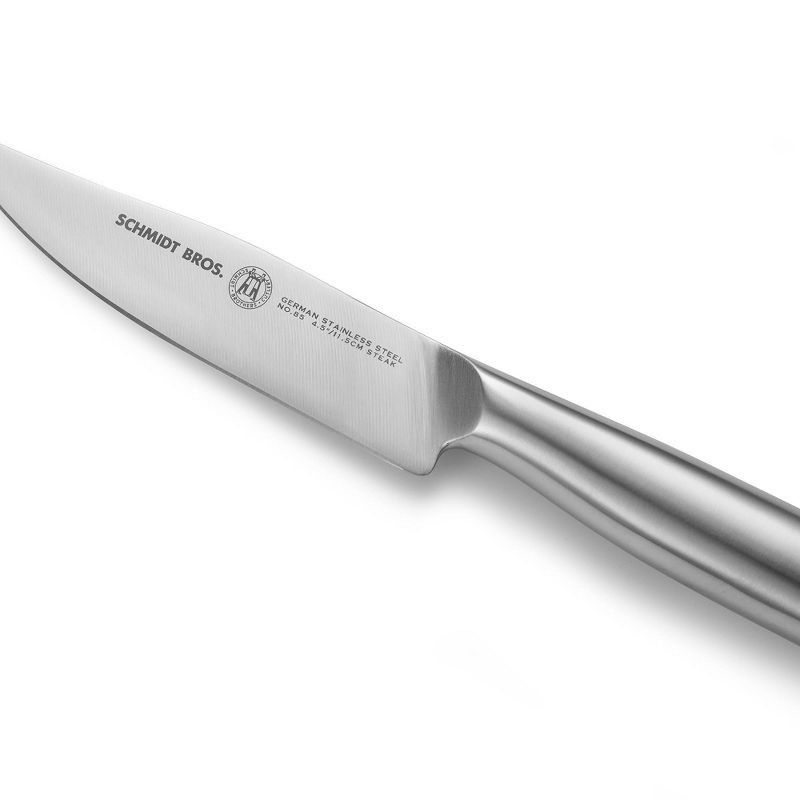 slide 5 of 8, Schmidt Bros Cutlery 4pc Foundry Steak Knife Set, 4 ct