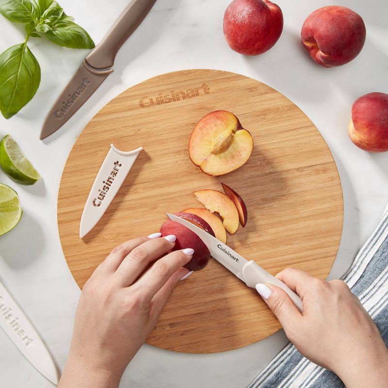 slide 4 of 10, Cuisinart Classic White Triple Rivet 6pc Chef Set with Blade Guards, 6 ct