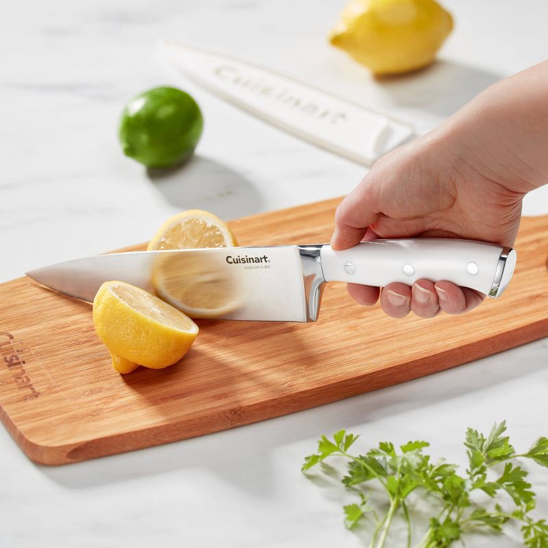 slide 5 of 10, Cuisinart Classic White Triple Rivet 6pc Chef Set with Blade Guards, 6 ct