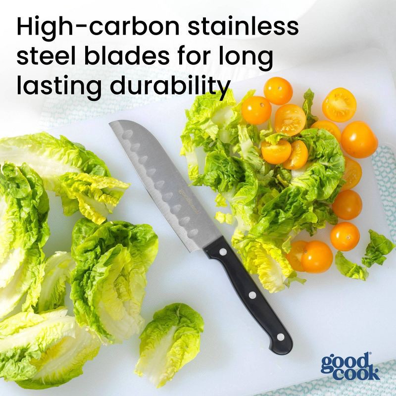 slide 8 of 9, GoodCook 6pc Knife Block Set, 6 ct