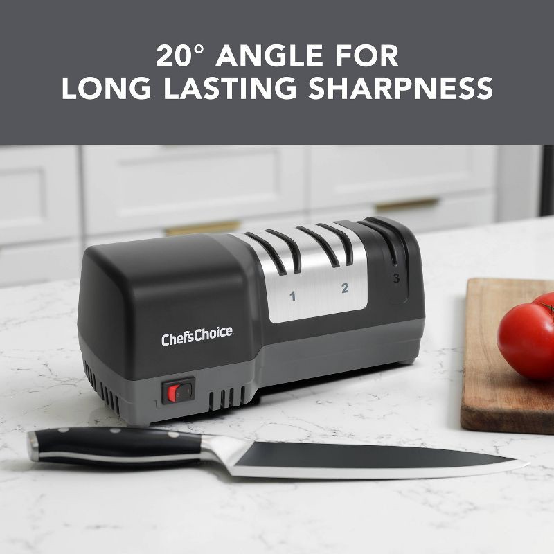 slide 6 of 9, Chef's Choice 20° 3 Stage Electric Hybrid Knife Sharpener, 1 ct