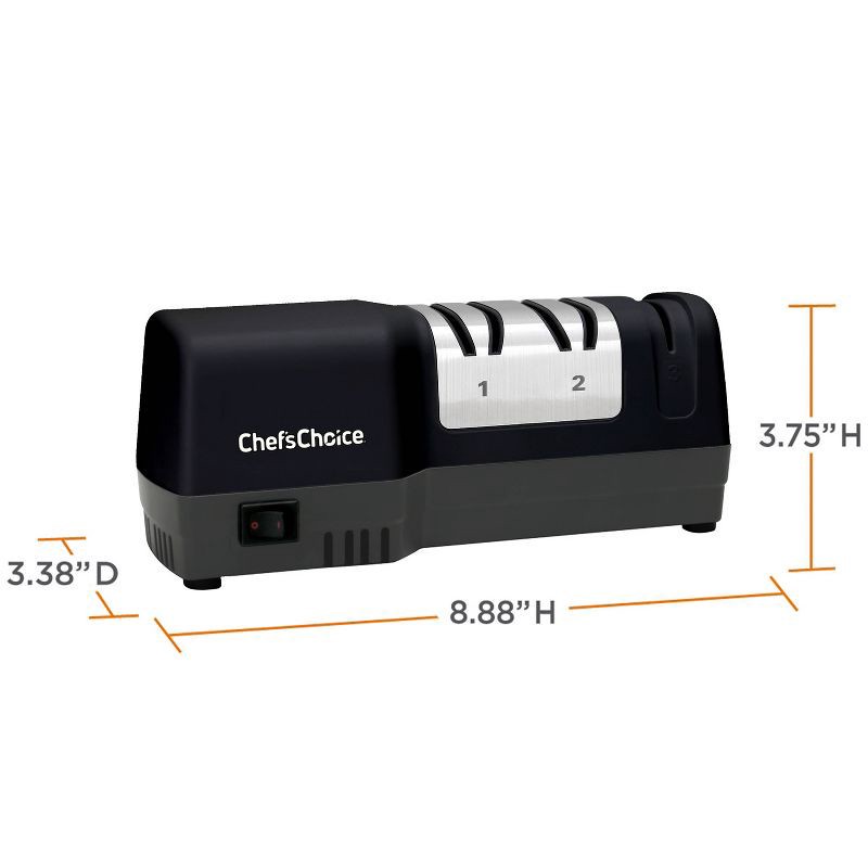 slide 2 of 9, Chef's Choice 20° 3 Stage Electric Hybrid Knife Sharpener, 1 ct