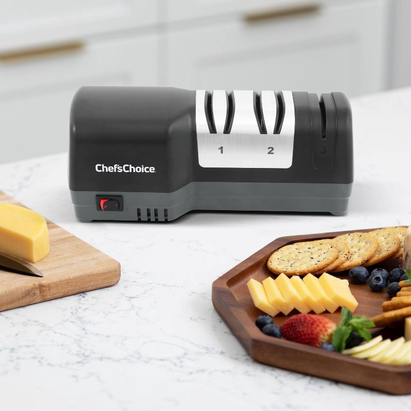 slide 8 of 9, Chef's Choice 20° 3 Stage Electric Hybrid Knife Sharpener, 1 ct