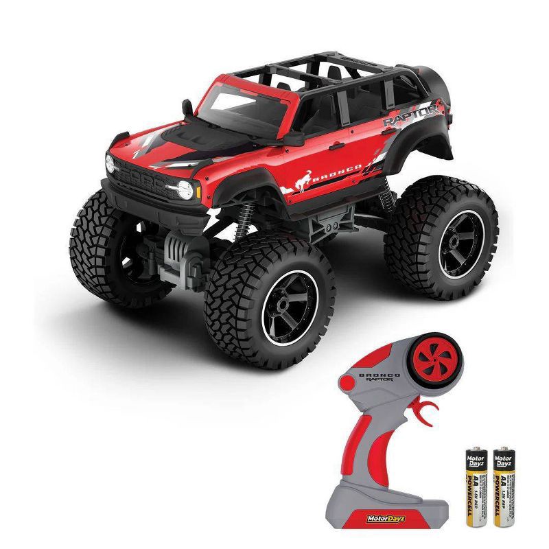 slide 4 of 9, Motor Dayz RC 4x4 Ford Bronco Raptor - 1:10 Scale, 1 ct
