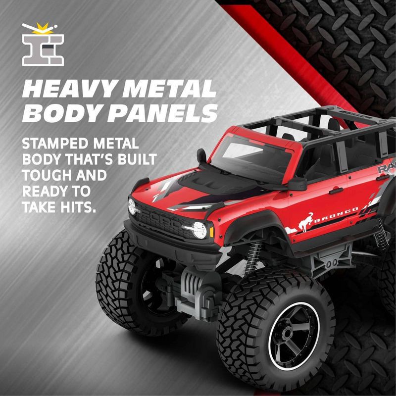 slide 5 of 9, Motor Dayz RC 4x4 Ford Bronco Raptor - 1:10 Scale, 1 ct