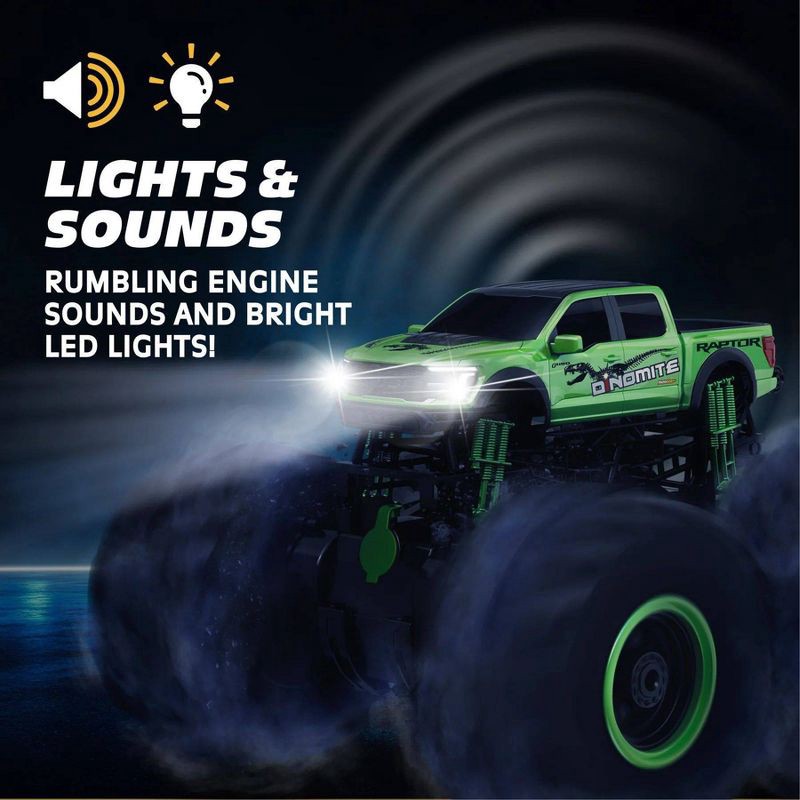 slide 3 of 8, Motor Dayz RC 4x4 Ford Raptor SVT Try-Me Pivot Steering Vapor - 1:10 Scale, 1 ct