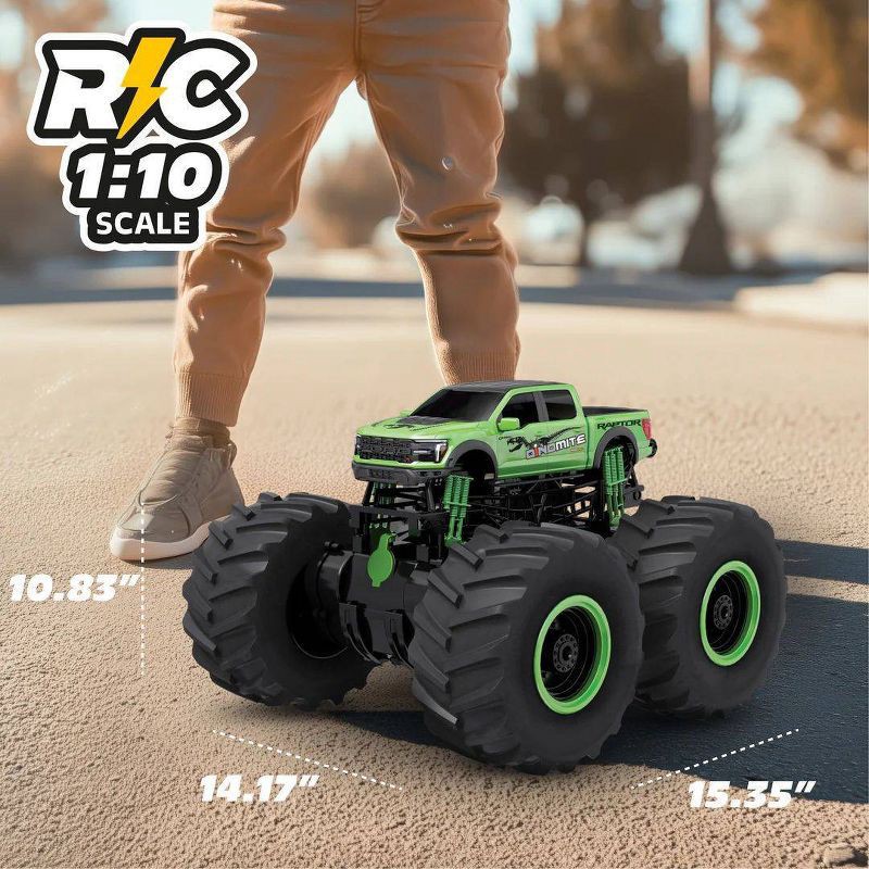 slide 5 of 8, Motor Dayz RC 4x4 Ford Raptor SVT Try-Me Pivot Steering Vapor - 1:10 Scale, 1 ct