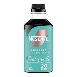 Nescafe Sweet Vanilla Espresso Concentrate - 10 fl oz
