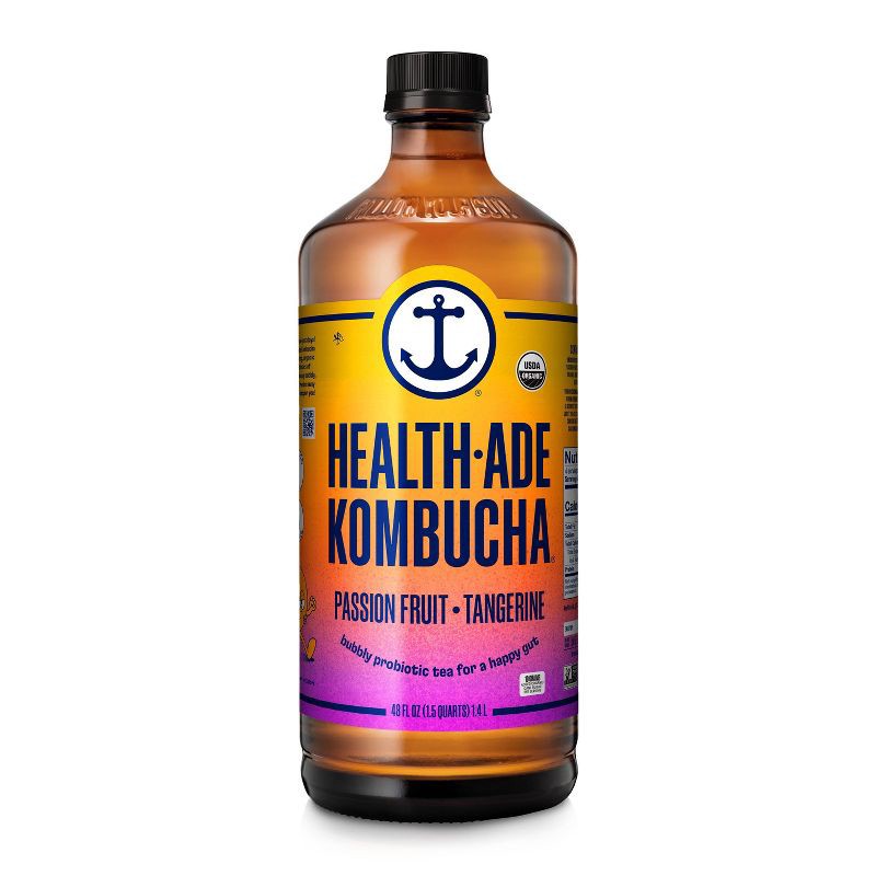 slide 1 of 6, Health-Ade Passion Fruit Tangerine Kombucha - 48 fl oz, 48 fl oz