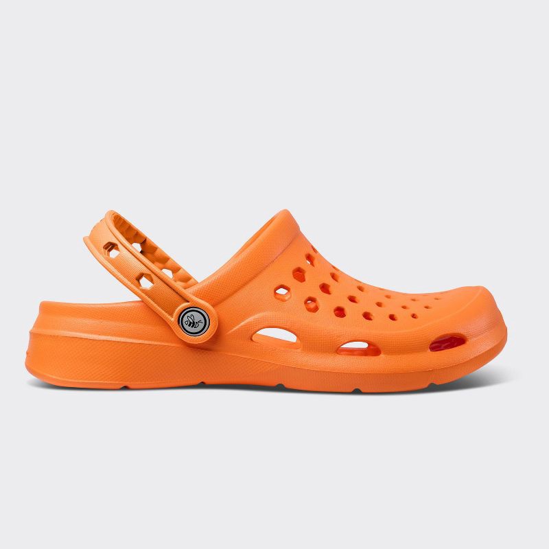 slide 4 of 6, Joybees Men's Chance Clogs - Orange 9, 1 ct