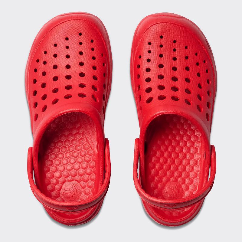 slide 3 of 6, Joybees Men's Chance Clogs - Red 4, 1 ct
