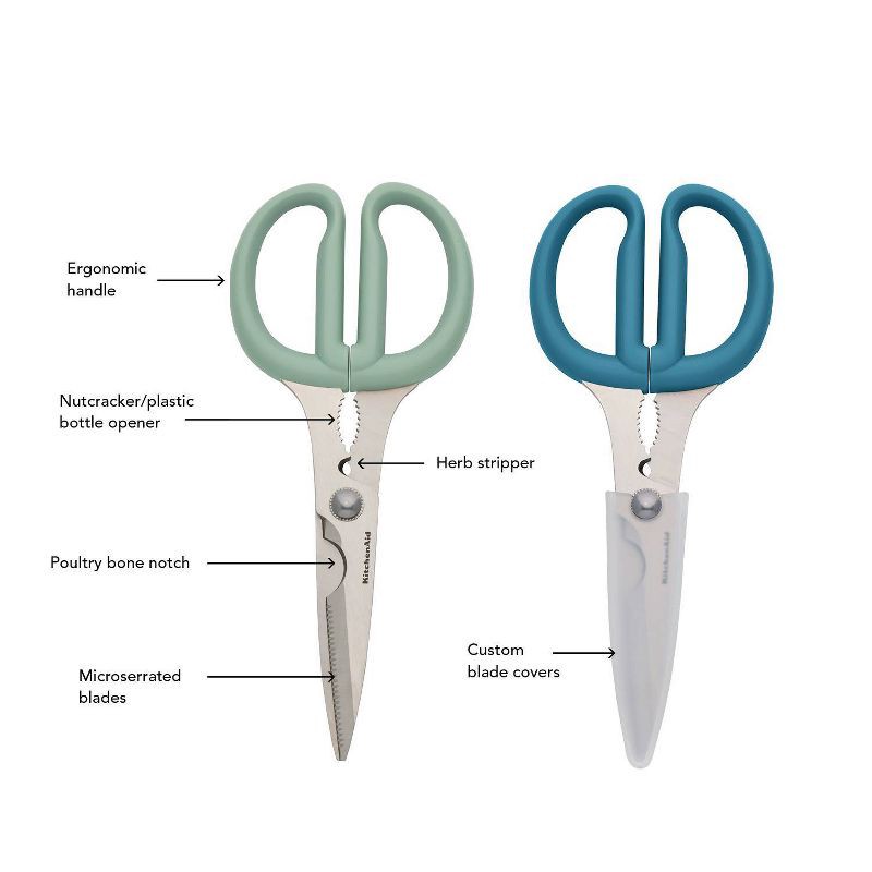 slide 3 of 7, KitchenAid 2pc Shear Set, 2 ct