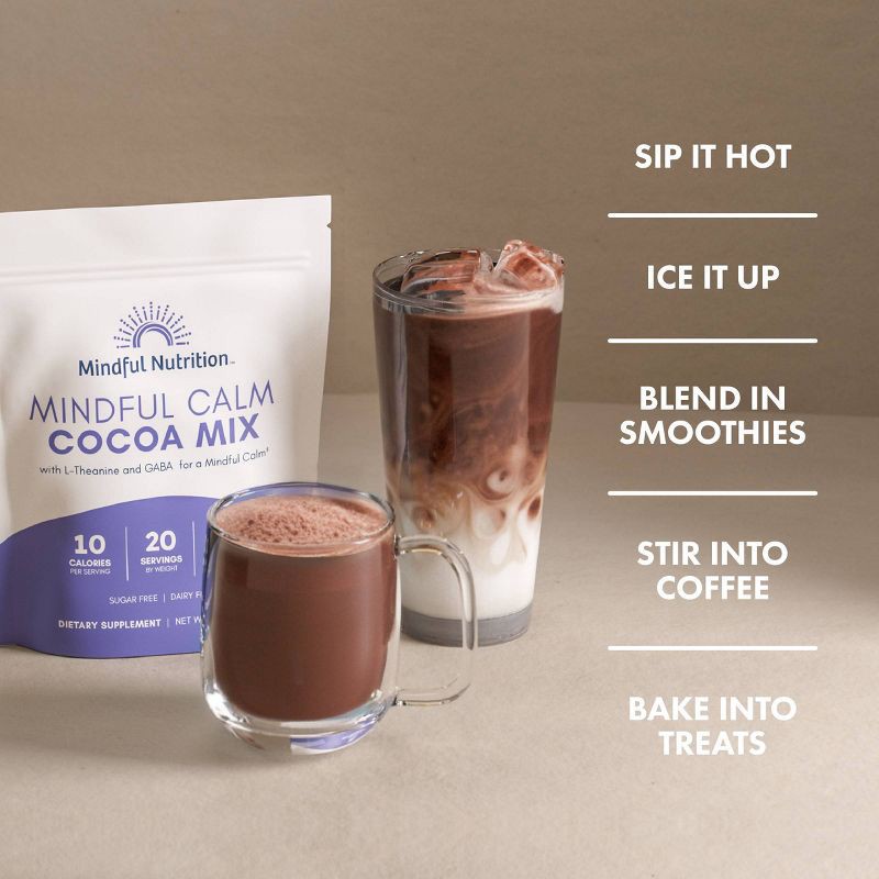slide 6 of 8, Mindful Nutrition Mindful Calm Cocoa Mix - 2.1oz, 2.1 oz