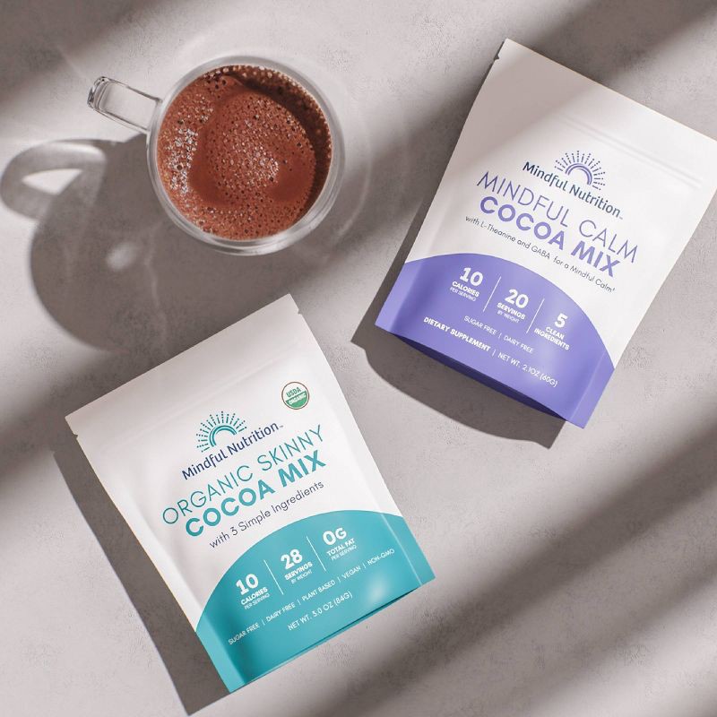 slide 7 of 8, Mindful Nutrition Organic Skinny Cocoa Mix - 3oz, 3 oz