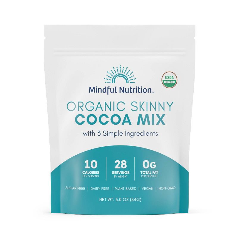 slide 1 of 8, Mindful Nutrition Organic Skinny Cocoa Mix - 3oz, 3 oz