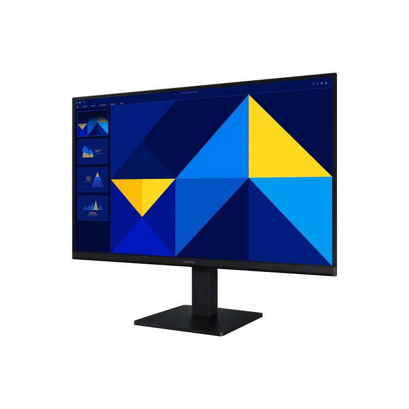 slide 2 of 7, Samsung 24" S3 FHD IPS 100Hz Monitor: 16:9, HDMI, 250 cd/m² Brightness, Wall Mountable, 1 ct