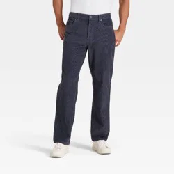 Men's Straight Fit Corduroy 5-Pocket Pants - Goodfellow & Co™ Lilac Purple 32x30