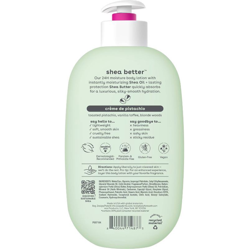 slide 2 of 6, eos Shea Better 24H Moisture Body Lotion - Crème de Pistachio - 16 fl oz, 16 fl oz