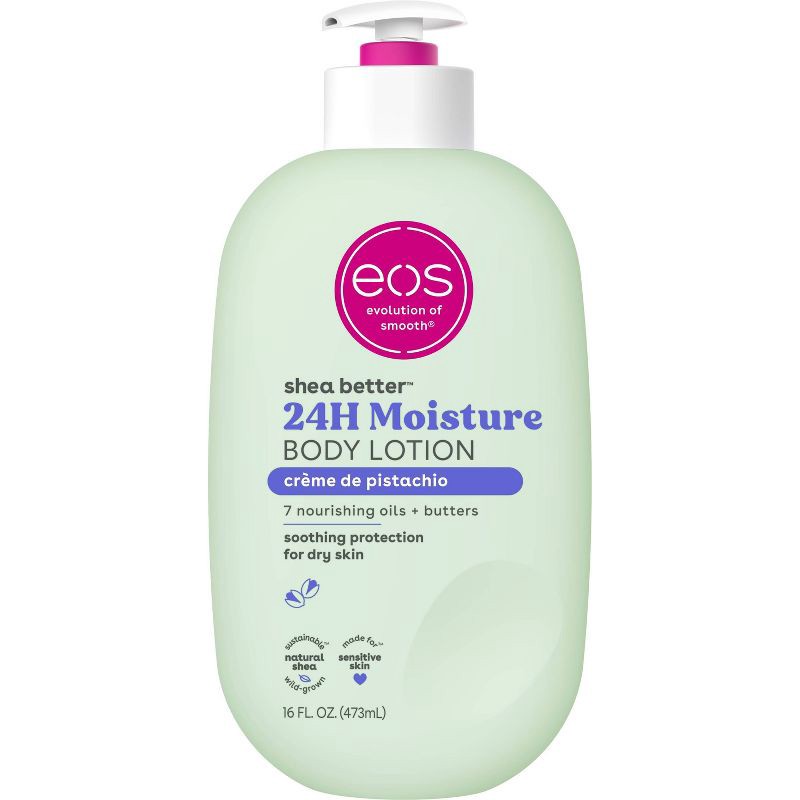 slide 1 of 6, eos Shea Better 24H Moisture Body Lotion - Crème de Pistachio - 16 fl oz, 16 fl oz