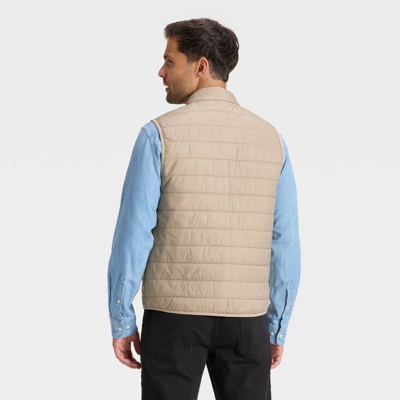 slide 2 of 3, Men's Comfort Wear Vest - Goodfellow & Co™ Tan XL, 1 ct