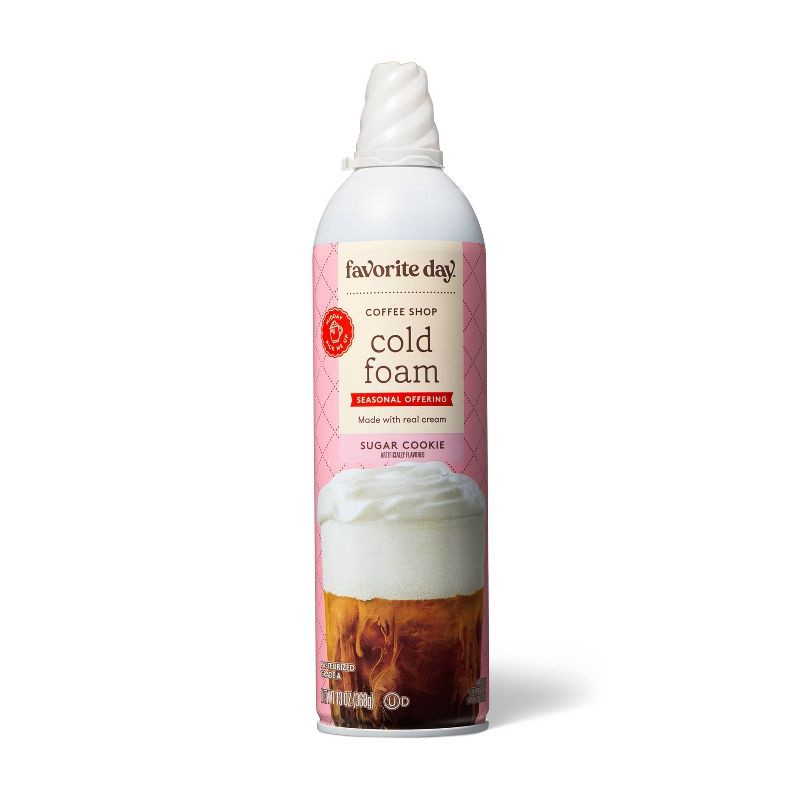 slide 1 of 4, Sugar Cookie Cold Foam Whipped Topping - 13oz - Favorite Day™, 13 oz