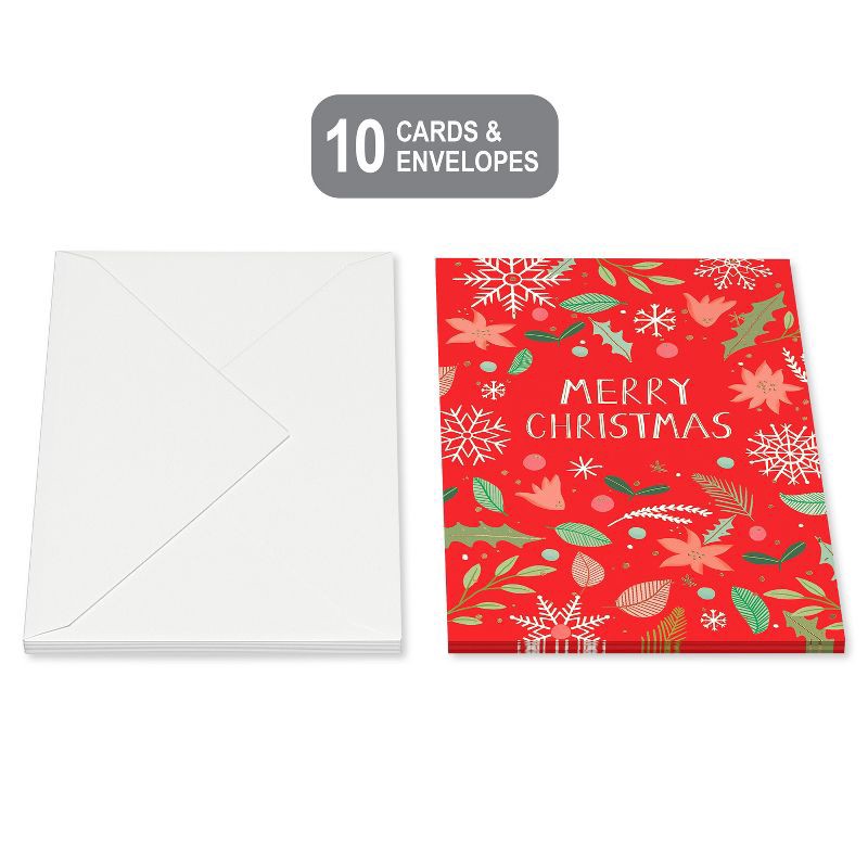 slide 5 of 6, American Greetings 10ct Christmas Cards Boxed with Envelopes Magical Feeling, 10 ct