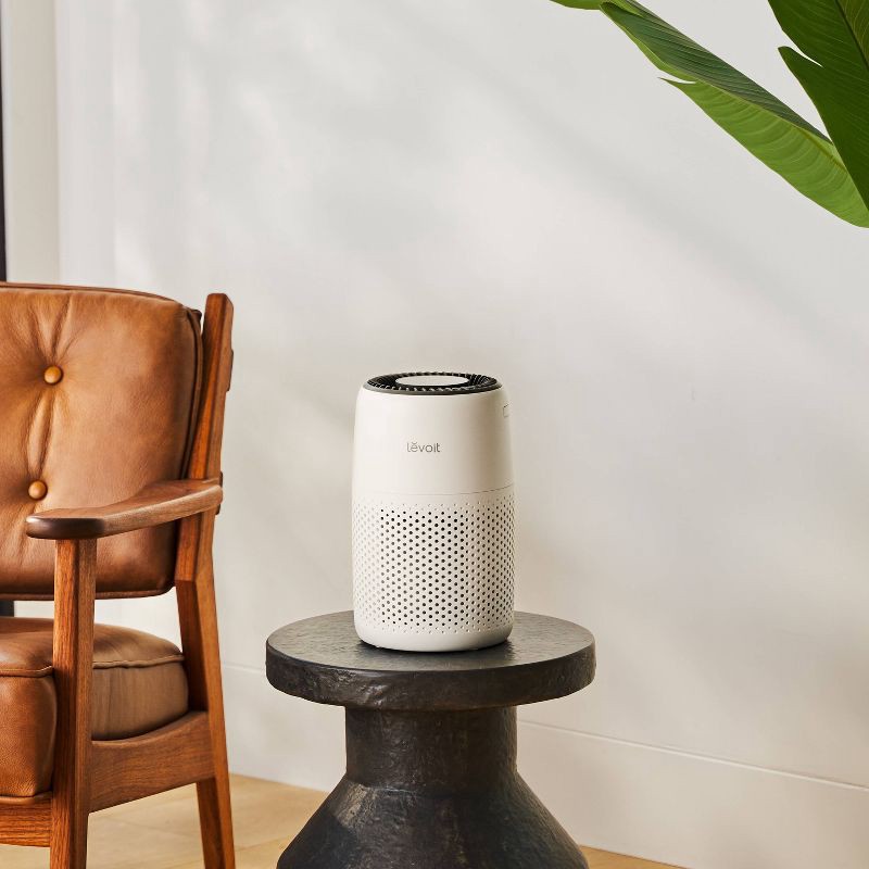 slide 4 of 6, Levoit Core Mini Air Purifier with Night Light Cream White, 1 ct