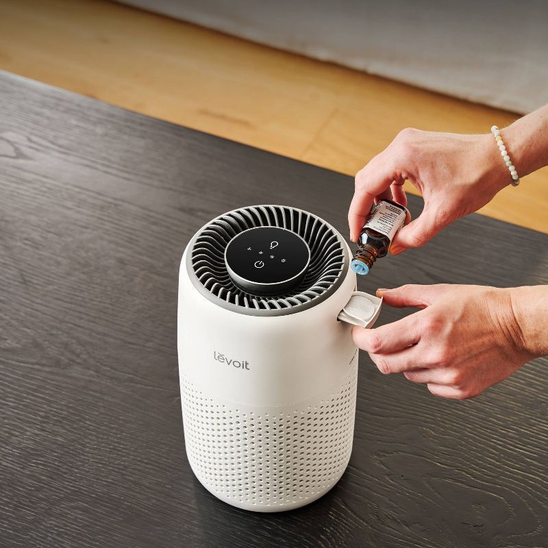 slide 5 of 6, Levoit Core Mini Air Purifier with Night Light Cream White, 1 ct