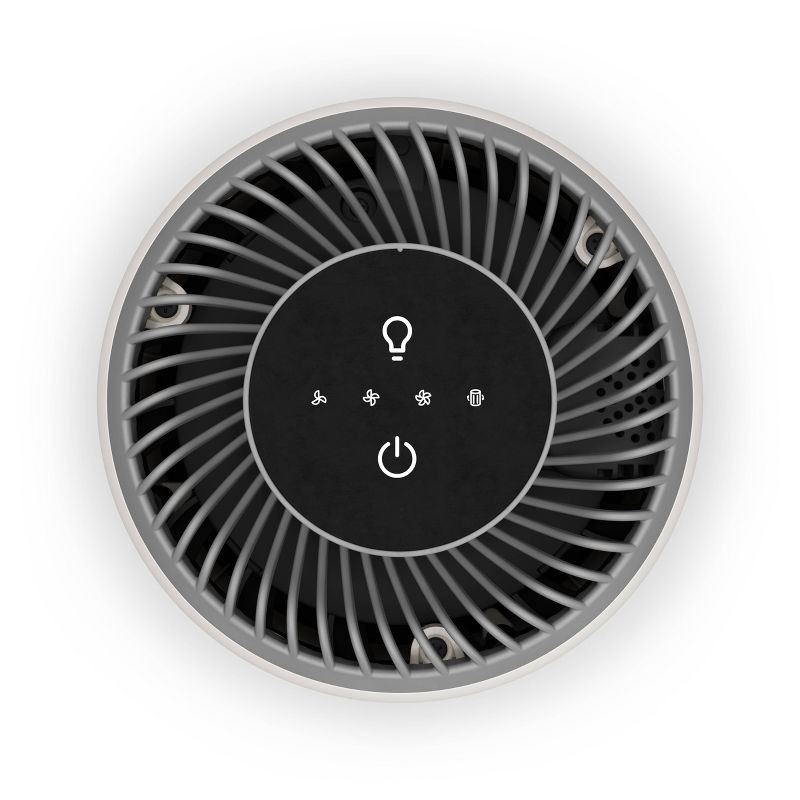 slide 6 of 6, Levoit Core Mini Air Purifier with Night Light Cream White, 1 ct