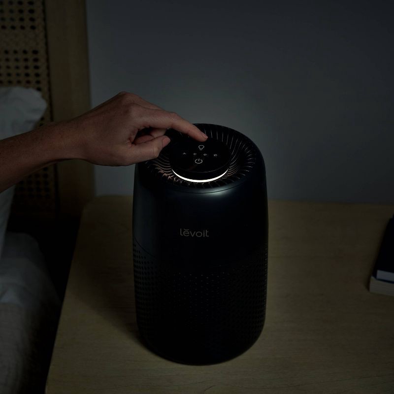 slide 2 of 6, Levoit Core Mini Air Purifier with Night Light Space Gray, 1 ct
