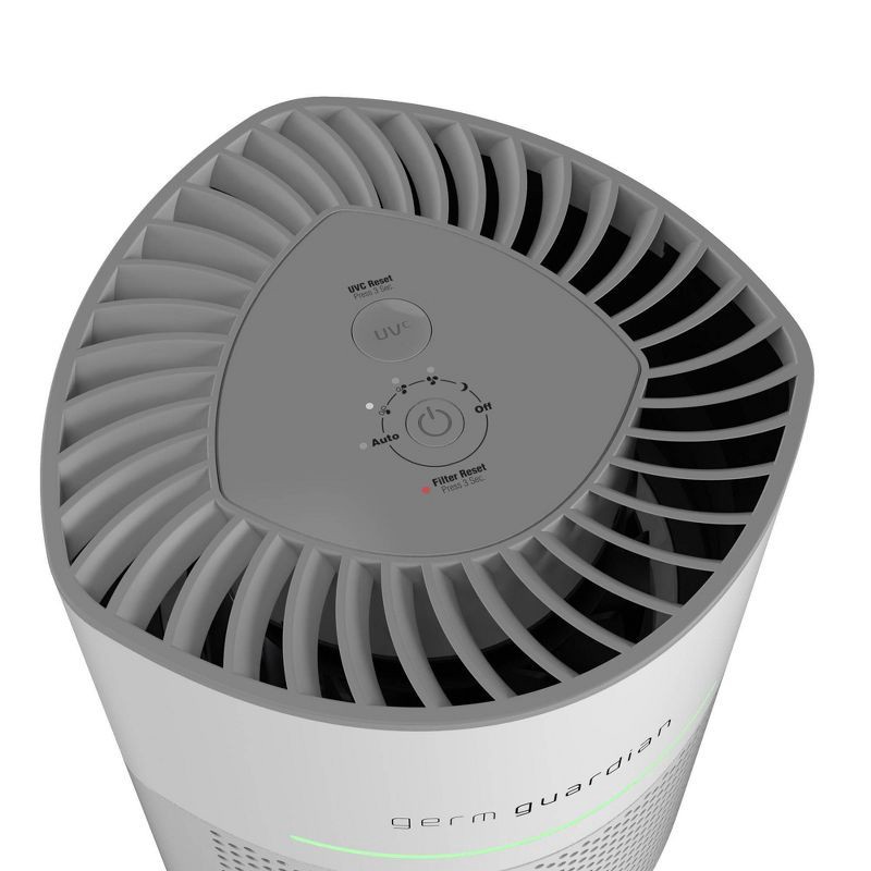 slide 8 of 11, Germ Guardian GermGuardian AirSafe Intelligent Air Purifier with 360° HEPA 13 Filter and UV-C, 1 ct