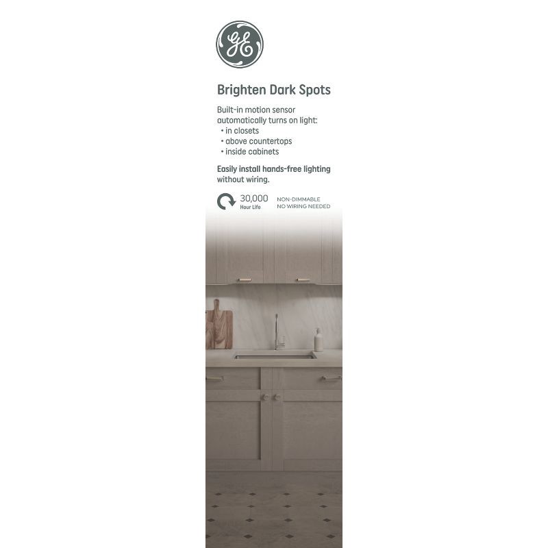 slide 3 of 7, GE Household Lighting GE 12'' Motion Sensor Bar Light Bulb, 1 ct