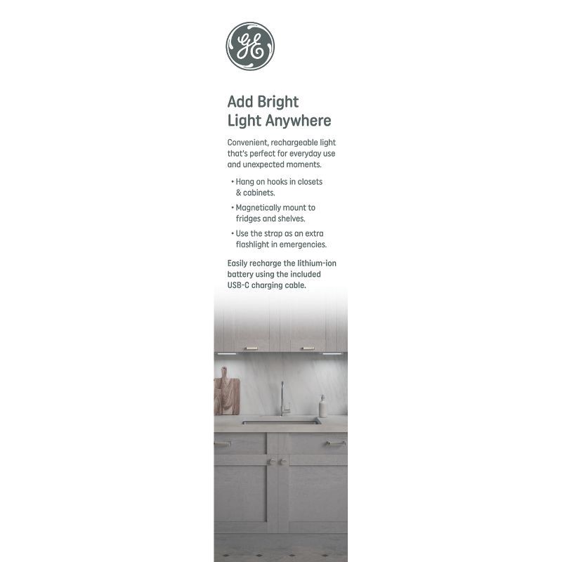 slide 3 of 7, GE Household Lighting GE Under Cab Battery Powered Cool Daylight 9.7 Fixture with Motion Sensor Light Bulb, 1 ct