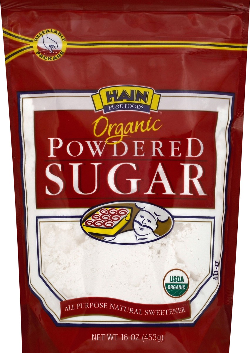slide 5 of 6, Hain Pure Foods Celestial Seasonings Hain Organic Powdered Sugar, 16 oz