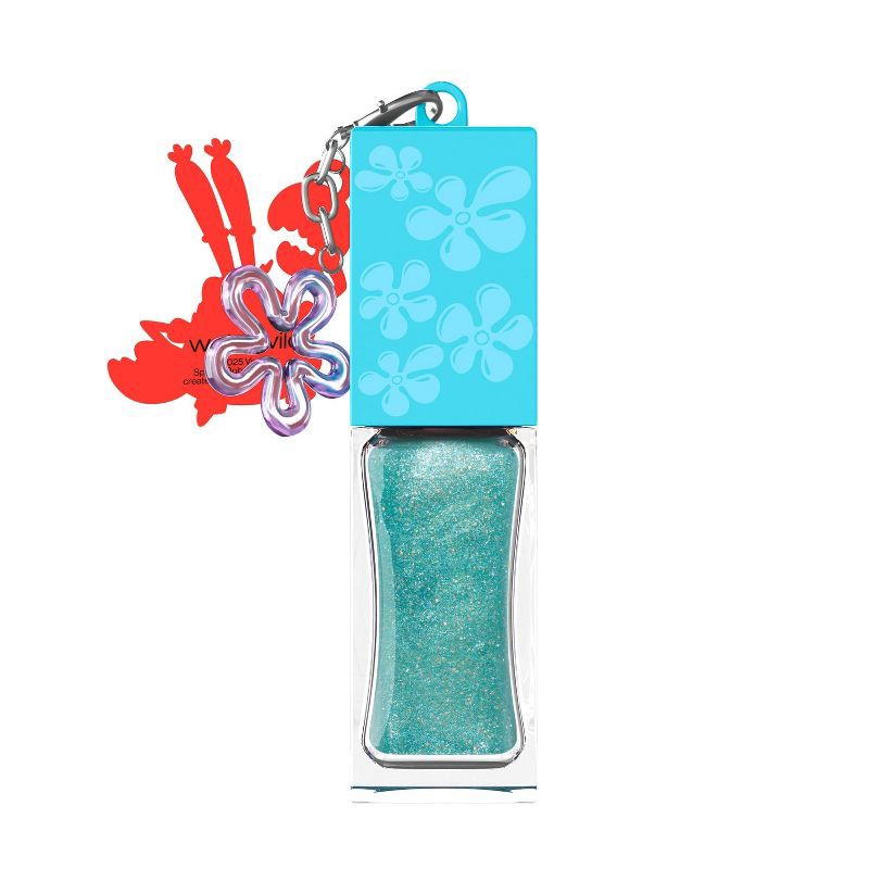 slide 7 of 9, Wet n Wild SpongeBob Cooling Lip Oil with Keychain - Blue - 0.25 fl oz, 0.25 fl oz