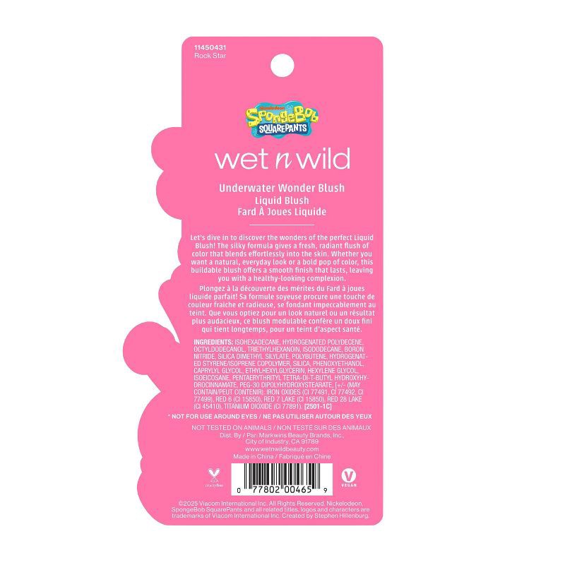 slide 9 of 9, Wet n Wild SpongeBob Liquid Blush - Patrick - 1 fl oz, 1 fl oz