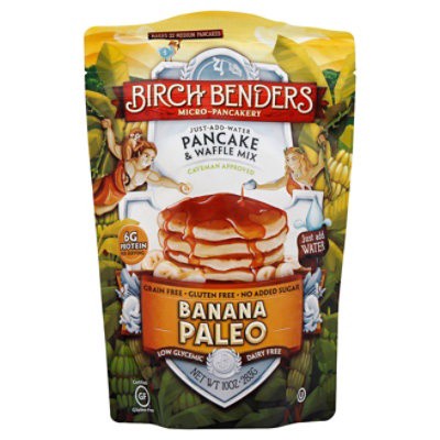 slide 1 of 7, Birch Benders Banana Paleo Pancake & Waffle Mix - 10 oz, 10 oz