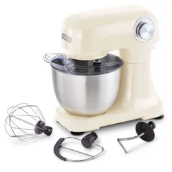 Dash Tilt Head 3.5qt 12-Speed Stand Mixer with 3 Attachments Cream