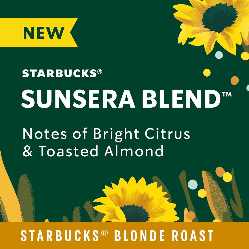 slide 2 of 7, Starbucks Sunsera Blend Blonde Roast Ground Coffee - 12oz, 12 oz
