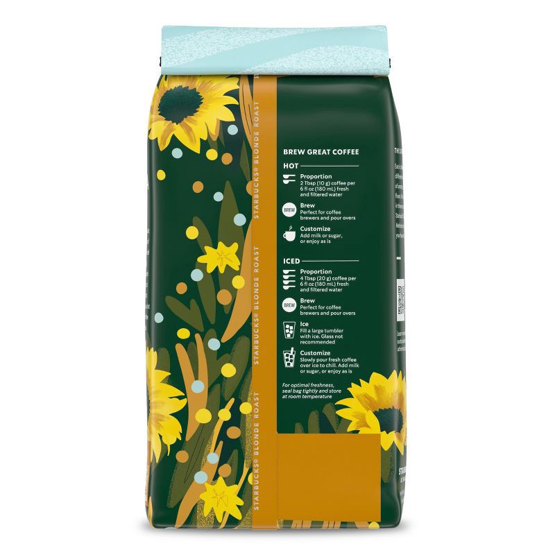 slide 7 of 7, Starbucks Sunsera Blend Blonde Roast Ground Coffee - 12oz, 12 oz