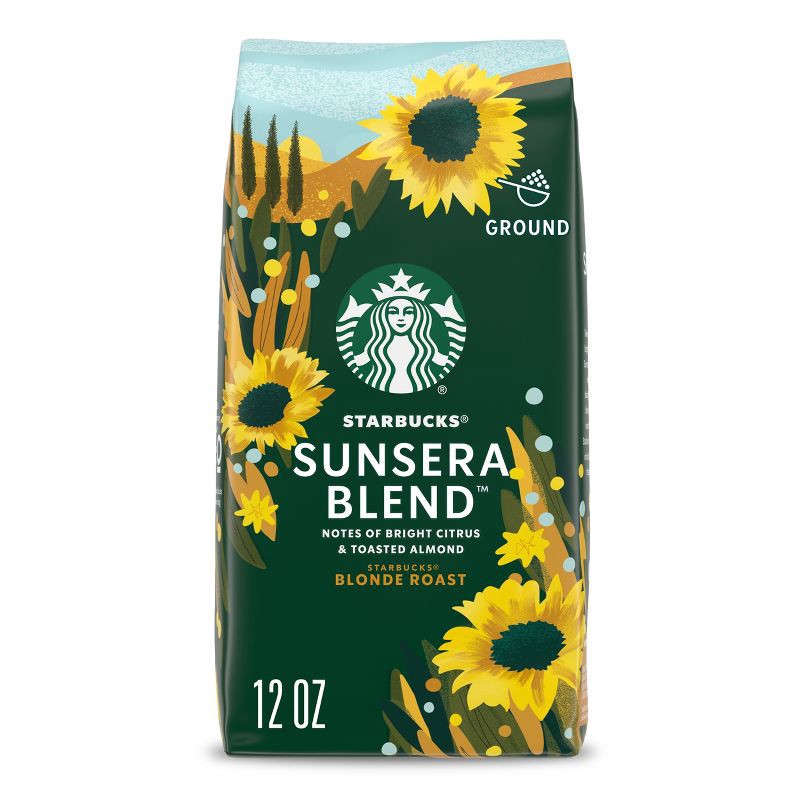 slide 1 of 7, Starbucks Sunsera Blend Blonde Roast Ground Coffee - 12oz, 12 oz